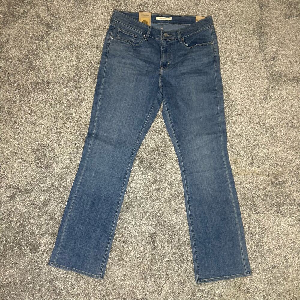 Levi’s Women's Size 12 Classic Bootcut 31/32 HyperSoft Mid Rise Jeans Denim - Picture 2 of 10